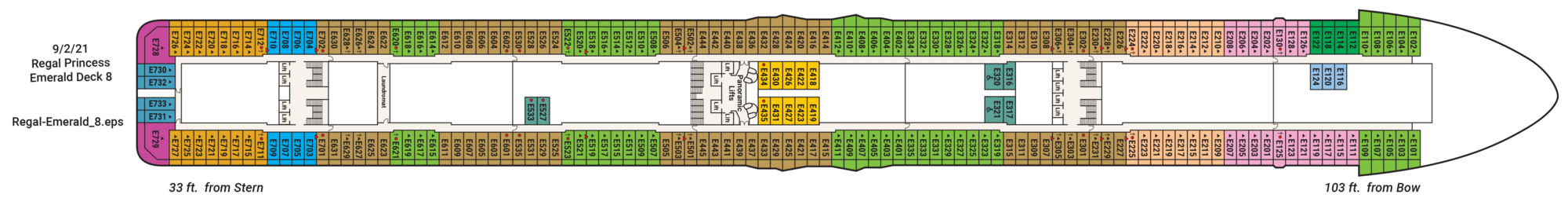 Deck 8 - Emerald plan